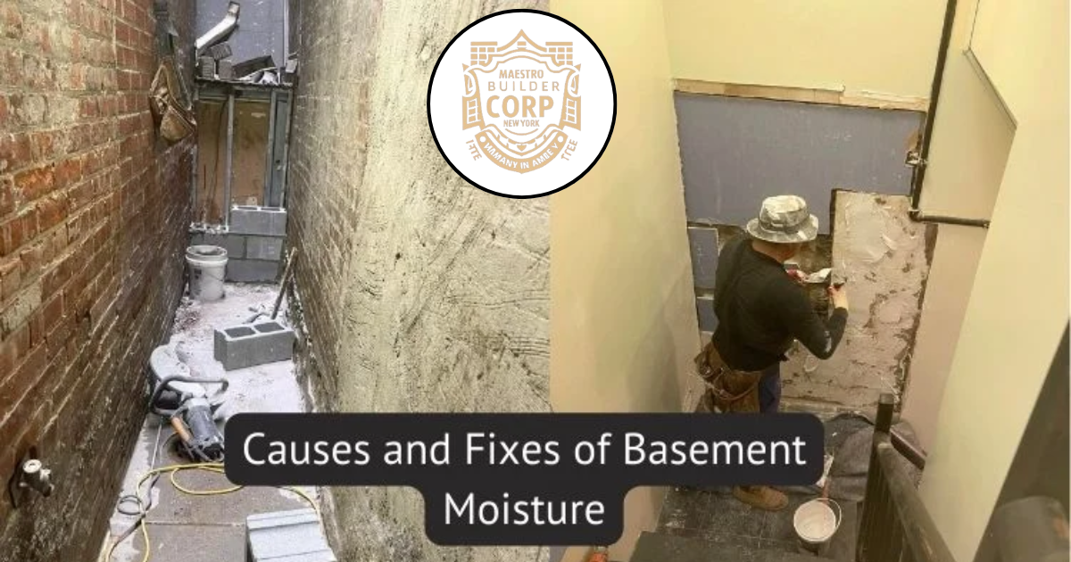 Causes and Fixes of Basement Moisture